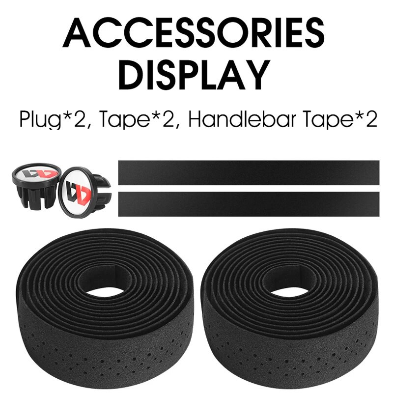 WEST BIKING šosejas velosipēda stūres lente EVA augstas elastības ātruma roktura siksna riteņbraukšanai, pretslīdēšana ar roktura spraudni Velosipēdu piederumi