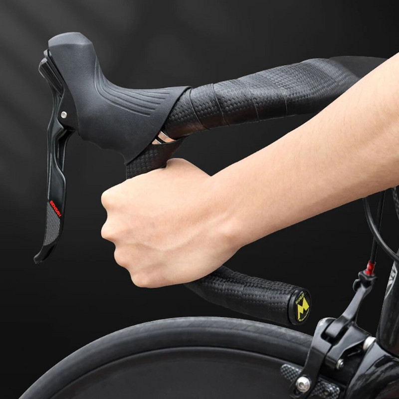 MUQZI MTB šosejas velosipēda stūres lente, pretslīdes amortizējoša velosipēda roktura jostas, ātri žūstoša velosipēda stieņa lente riteņbraukšanas piederumi