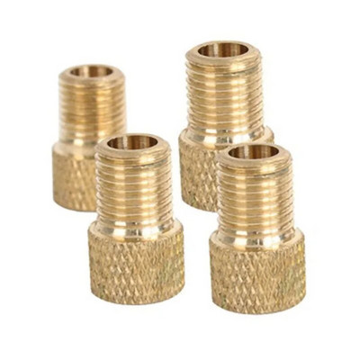 4PCS vārsta adaptera sūknis pārveido Presta par Schrader vara vārsta adapteri Riteņi Gāzes sprauslas caurules rīks Velosipēdu piederumi