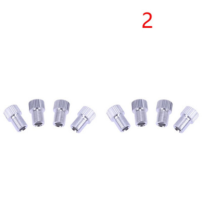 4/8 gab Presta uz Schrader velosipēda vārsta adapteris velosipēda riepas franču vārstu adapteri riteņbraukšanas sūkņa gaisa sprauslas caurules instrumenta piederumi