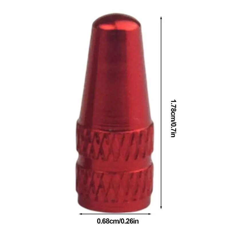 4 τμχ Καπάκια ελαστικών ποδηλάτου από κράμα αλουμινίου Ποδήλατο Καπάκια σκόνης ελαστικών ποδηλάτου Presta Γαλλικό κάλυμμα στελέχους βαλβίδας για ποδήλατα δρόμου βουνού Mtb