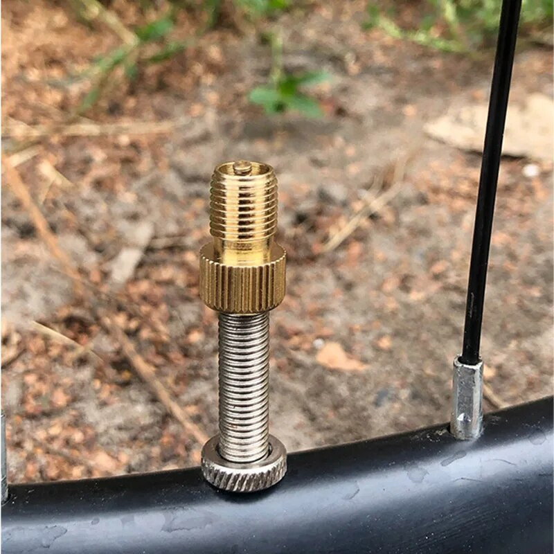 Velosipēda Presta vārsta adapteris F/V uz A/V velosipēdu riepu vārstu adapteri Presta To Schrader franču vārstu adapteris MTB riteņbraukšanas piederumi