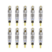 1/4/10 vnt. sidabrinė dviračio vožtuvo šerdis, kotas Presta Style padangos vožtuvo šerdis bekameriniam plento dviračiui MTB dviračiui FV dviračiui MTB dviračiui