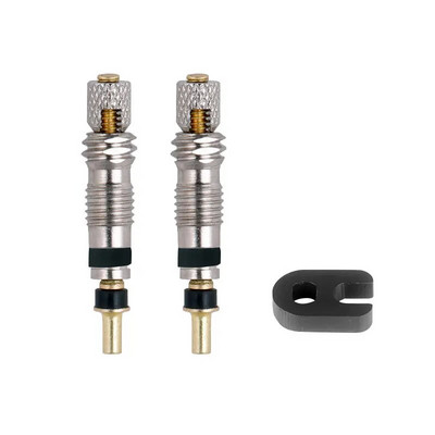 Πυρήνας βαλβίδας Presta ποδηλάτου 2/6/12PC Brass CNC FV Πυρήνας βαλβίδας ελαστικού MTB Road Bike Tubeless Repair Tool Kit Extension Nozzle Air Tool