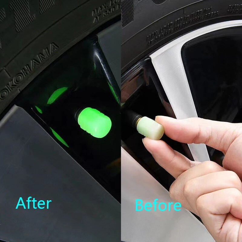 1Gb/4Gb Gaismas vārsta vāciņš Fluorescējoša vairāku krāsu nakts kvēlojošs auto Motocikls Velosipēds Riteņu Veido Riepas Gaismas Vāciņas Dekors