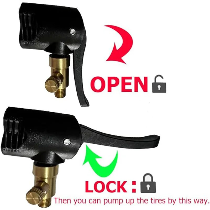 Αντάπτορας σωλήνας ακροφυσίου αντλίας ποδηλάτου Εξαρτήματα σέρβις εξαρτημάτων άντλησης διπλής κεφαλής F/VA/V Schrader/Presta βαλβίδα μετατροπέα ποδηλάτων