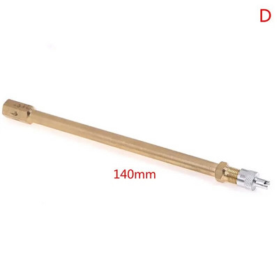 Automašīnu kravas automašīnu misiņa riteņu riepas vārsta vāciņš riepas kāta pagarinājuma staba vāciņa pagarinātājs tvaika laivas piepūšanas vārsta kāti automašīnu rīks