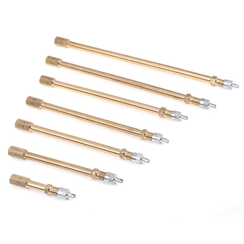 Automašīnu kravas automašīnu misiņa riteņu riepas vārsta vāciņš riepas kāta pagarinājuma staba vāciņa pagarinātājs tvaika laivas piepūšanas vārsta kāti automašīnu rīks