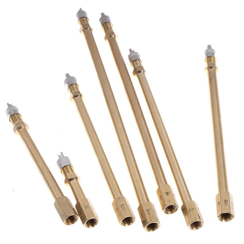 Automašīnu kravas automašīnu misiņa riteņu riepas vārsta vāciņš riepas kāta pagarinājuma staba vāciņa pagarinātājs tvaika laivas piepūšanas vārsta kāti automašīnu rīks