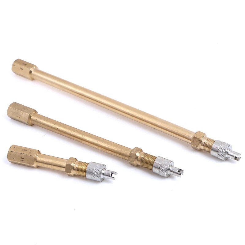 Automašīnu kravas automašīnu misiņa riteņu riepas vārsta vāciņš riepas kāta pagarinājuma staba vāciņa pagarinātājs tvaika laivas piepūšanas vārsta kāti automašīnu rīks