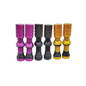 Velosipēda Schrader bezkameru vārsta bezcauruļu riepa priekš MTB amerikāņu diskiem ar alumīnija sakausējuma vāciņu 40 mm Schrader kātiem