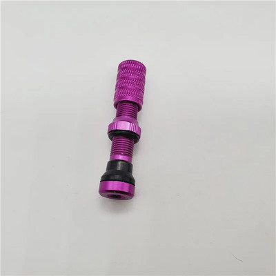 Velosipēda Schrader bezkameru vārsta bezcauruļu riepa priekš MTB amerikāņu diskiem ar alumīnija sakausējuma vāciņu 40 mm Schrader kātiem