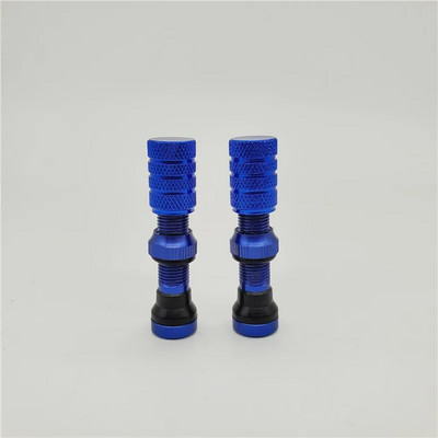 Velosipēda Schrader bezkameru vārsta bezcauruļu riepa priekš MTB amerikāņu diskiem ar alumīnija sakausējuma vāciņu 40 mm Schrader kātiem