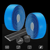 Divu komplektu velosipēdu stieņi ar pretslīdes triecienu absorbējošu velosipēdu piederumiem Velosipēdu siksnām Velosipēda stūres lente