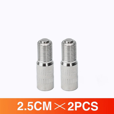 Velosipēdu automašīnas vārsta pagarinātājs priekš Schrader vārsta 19 mm 25 mm 39 mm rezerves velosipēda detaļu pagarinājuma caurules piederumi