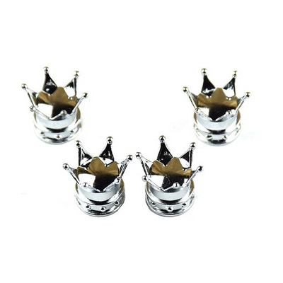 4gab Sudraba kronis purpursarkana dimanta riteņbraukšanas riepas riepas vārstu vāciņi, pārsegi velosipēda gaisa pārsegs, automātisks hermētisks kāts