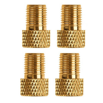4PCS Προσαρμογέας βαλβίδας ποδηλάτου υψηλής ποιότητας DV,SV (Dunlop, Γαλλική βαλβίδα) σε AV (Βαλβίδα αυτοκινήτου) με αξεσουάρ Rin Bike