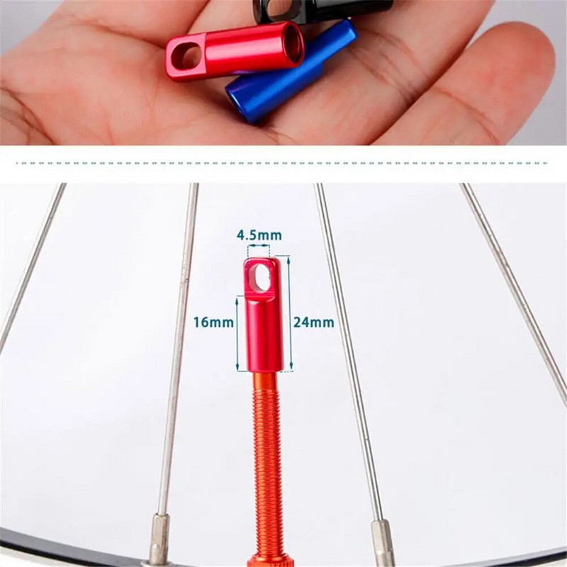 Du viename bekamerės padangos vožtuvas prancūziškas vožtuvas, skirtas kelių MTB dviračių padangos dangčio vožtuvo koto kaištis su vožtuvo šerdies pašalinimo įrankiu Presta vožtuvas