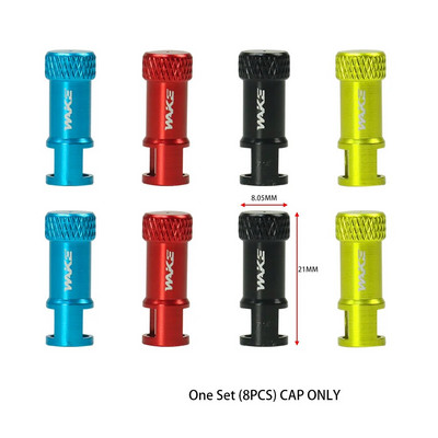 Wake Presta sprauslas Uni-body velosipēda bezkameru lokam franču vārstu nipeļi MTB ceļa velosipēda oglekļa riteņu pāra riepas daļa