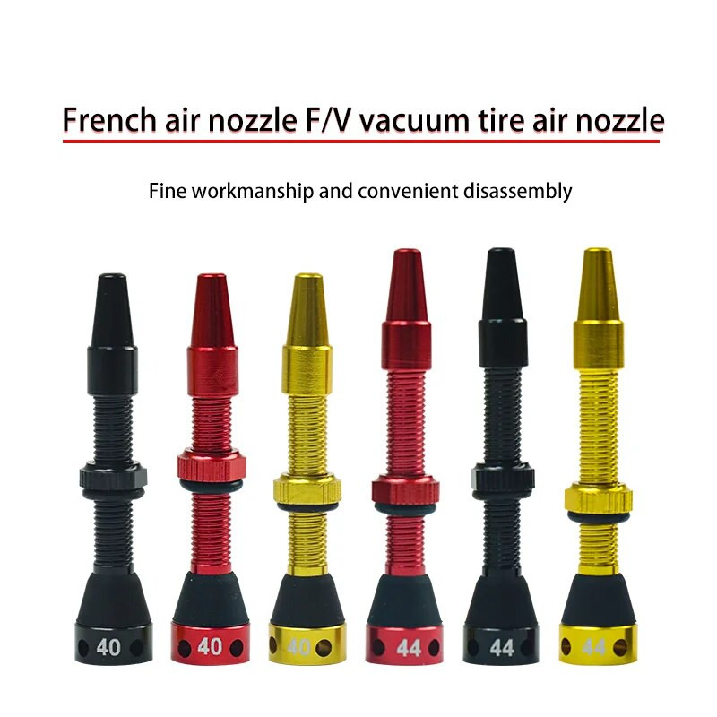 Wake Presta sprauslas Uni-body velosipēda bezkameru lokam franču vārstu nipeļi MTB ceļa velosipēda oglekļa riteņu pāra riepas daļa