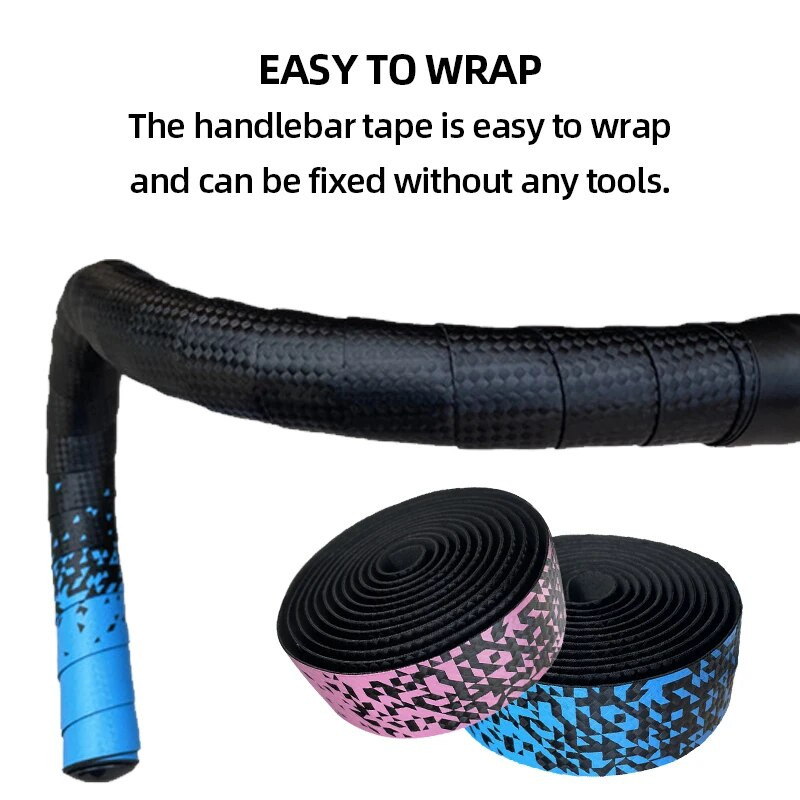 PU+EVA mīksta ceļa velosipēda stūres lente Neslīdoša kalnu velosipēda siksnas rokturi Profesionāli riteņbraukšanas stūres lentes velosipēda aksesuāri