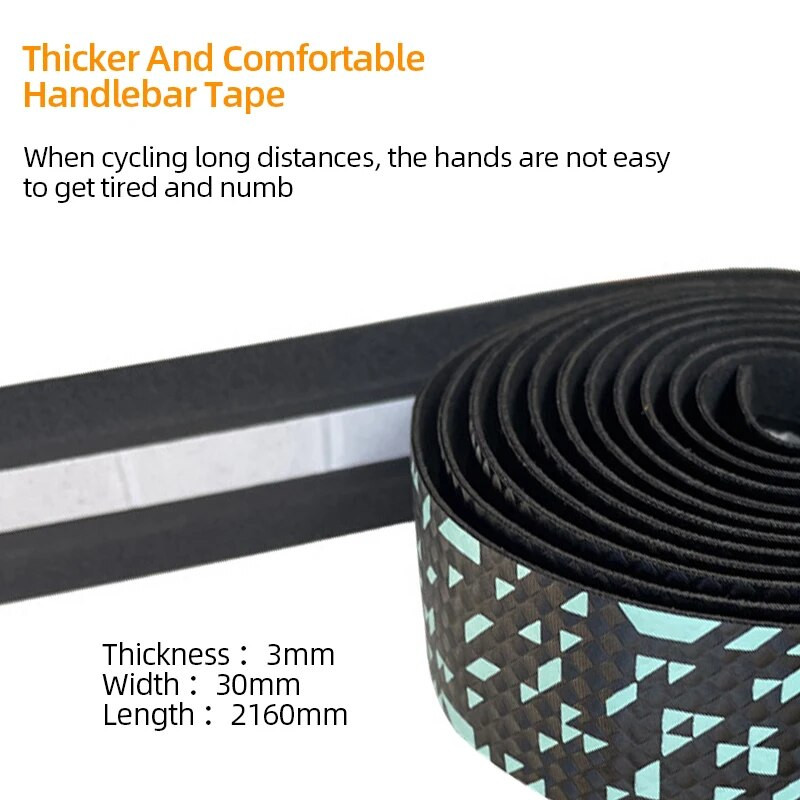 PU+EVA mīksta ceļa velosipēda stūres lente Neslīdoša kalnu velosipēda siksnas rokturi Profesionāli riteņbraukšanas stūres lentes velosipēda aksesuāri