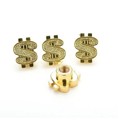 4 vnt. rutulinės žvaigždės karūnėlės formos dviračio padangos rato koto oro vožtuvo dangtelis kelių dviračių padangų vožtuvų dangteliai kauliukai, sunkvežimiai, sandarūs dangteliai