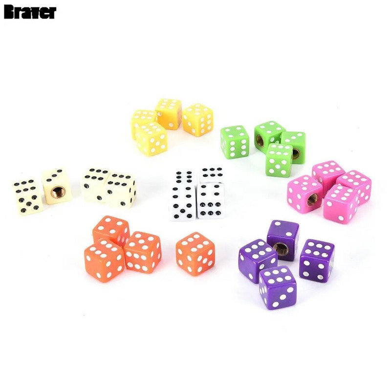 4 vnt. rutulinės žvaigždės karūnėlės formos dviračio padangos rato koto oro vožtuvo dangtelis kelių dviračių padangų vožtuvų dangteliai kauliukai, sunkvežimiai, sandarūs dangteliai