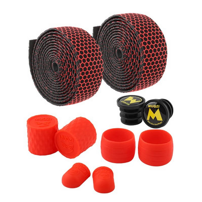 MUQZI velosipēda stūres lente šosejas velosipēdu riteņbraukšanai amortizējoša pretslīdes roktura lente