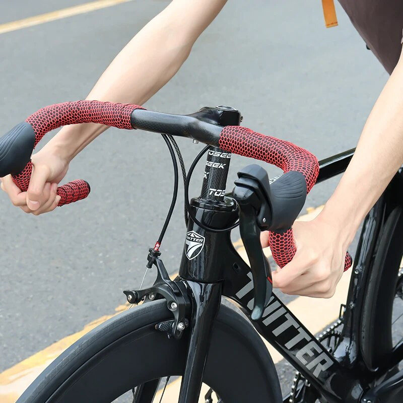 MUQZI velosipēda stūres lente šosejas velosipēdu riteņbraukšanai amortizējoša pretslīdes roktura lente