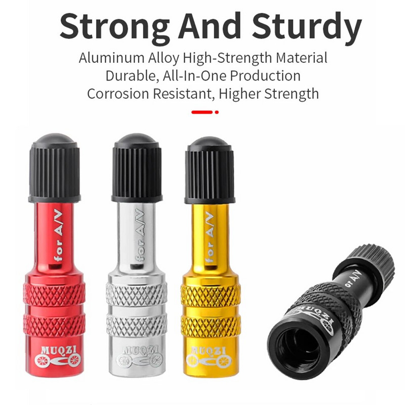 MUQZI MTB jalgratta õhuhargi Schraderi klapiadapteri vahetus alumiiniumsulamist mägijalgratta adapteri muunduri jalgrattatarvikud