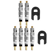 2/4 db francia Presta kerékpár gumiabroncs kerékpár gumiabroncs szelep magok + szelepmag eltávolító eszköz kerékpáros MTB / országúti kerékpárhoz