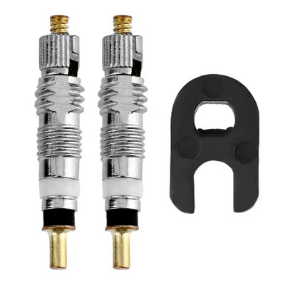 2/4 db francia Presta kerékpár gumiabroncs kerékpár gumiabroncs szelep magok + szelepmag eltávolító eszköz kerékpáros MTB / országúti kerékpárhoz