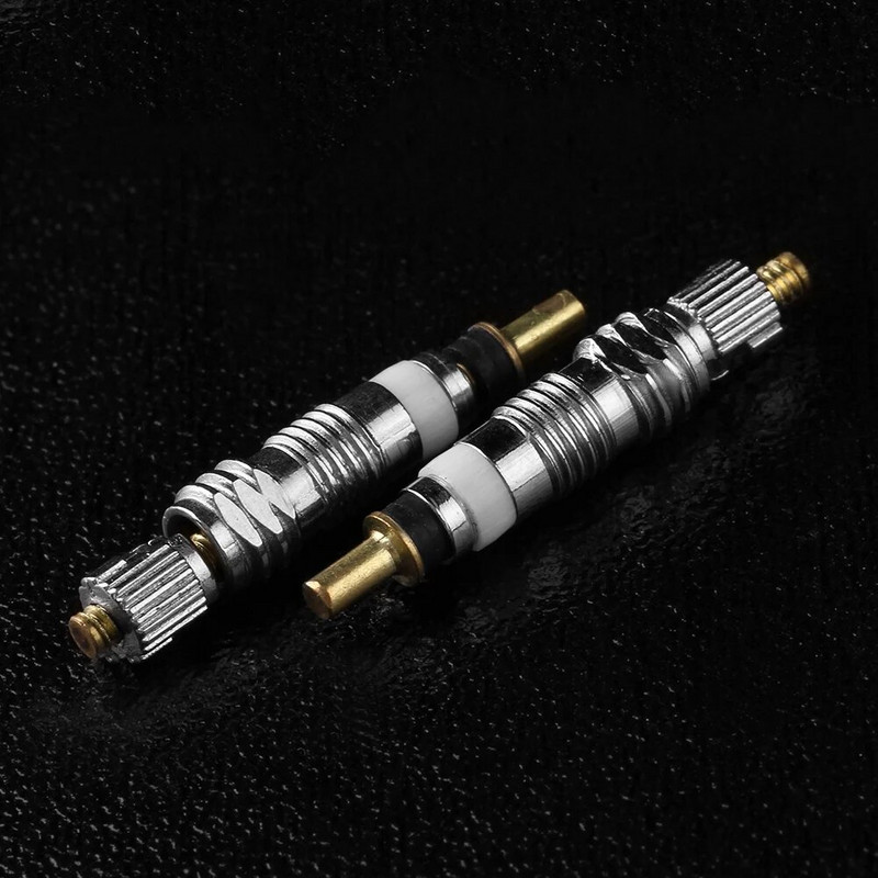 2/4 db francia Presta kerékpár gumiabroncs kerékpár gumiabroncs szelep magok + szelepmag eltávolító eszköz kerékpáros MTB / országúti kerékpárhoz