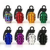 Aluminijska kapica ventila za automobilsku gumu Poklopac ventila za granatu od legure gume Zračna kapica za prašinu Ventil za gumu Kamion, bicikl, naplatak kotača Kapa za osovinu ventila