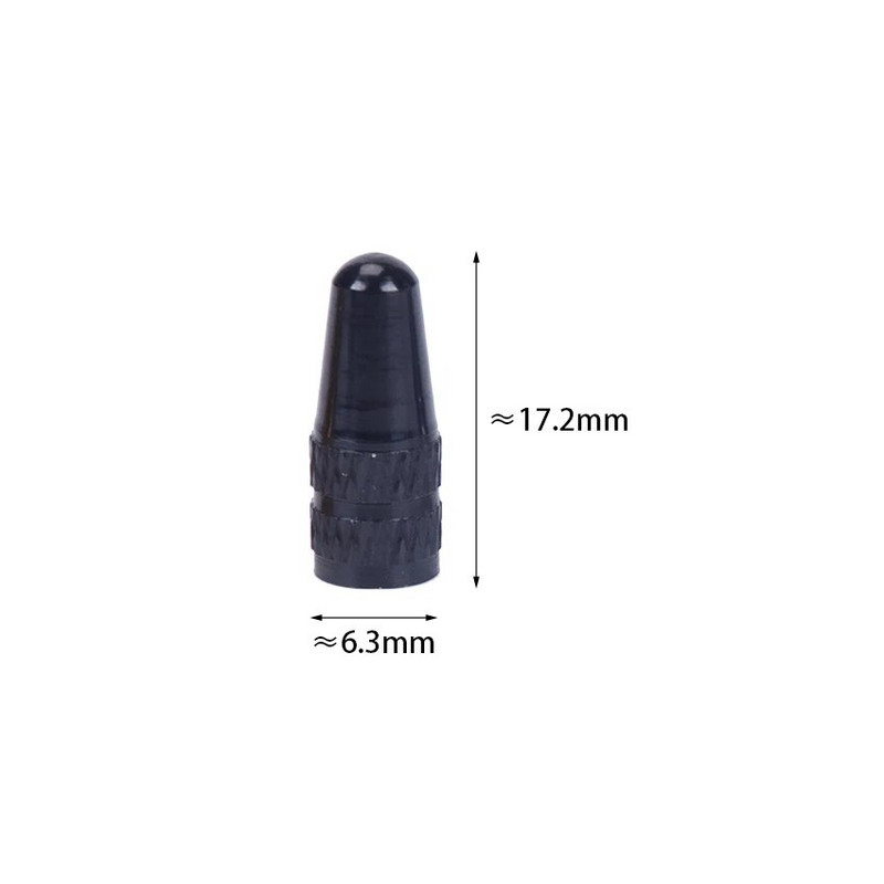 10 buc./lot din aliaj de aluminiu, șosea, curse, bicicletă, tub, anvelopă pentru bicicletă, roată, capac de supapă franceză, capace de supapă, 6 culori