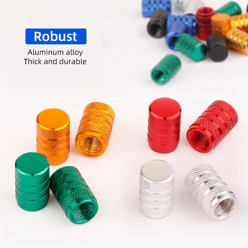 Deemount Schrader ventil Okrugla nazubljena kapica Aluminijska legura SV mlaznica Poklopac za prašinu za motocikl, automobil, električni bicikl, mtb dodatna oprema