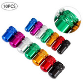 Alumīnija sakausējuma šosejas MTB trase sacīkšu velosipēda kameru riepa velosipēda riepa riteņi FV franču vārsta vāciņš Schrader/Presta AIR vārstu vāciņi