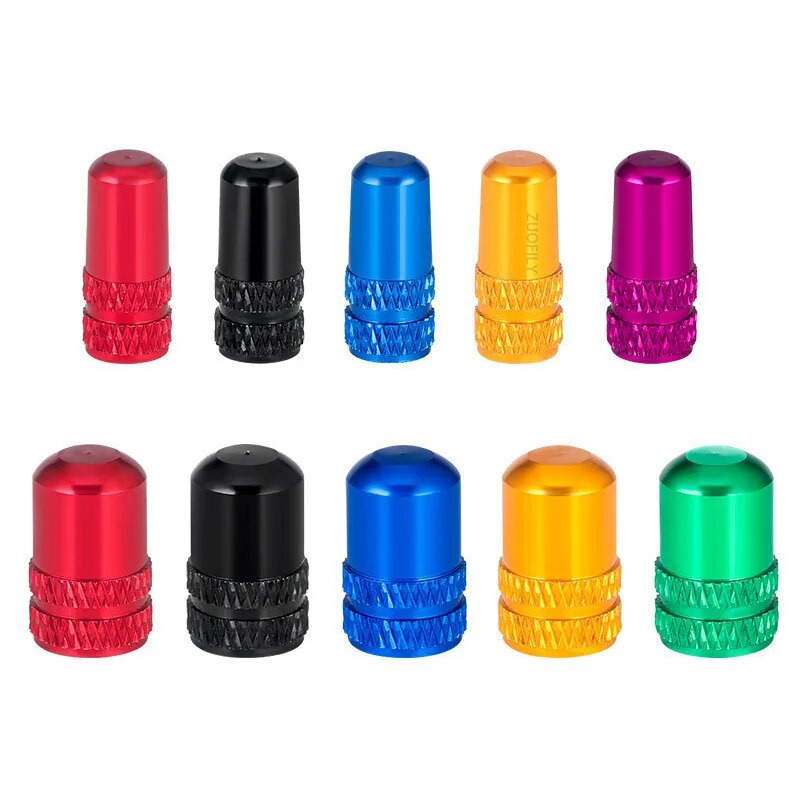 Alumīnija sakausējuma šosejas MTB trase sacīkšu velosipēda kameru riepa velosipēda riepa riteņi FV franču vārsta vāciņš Schrader/Presta AIR vārstu vāciņi