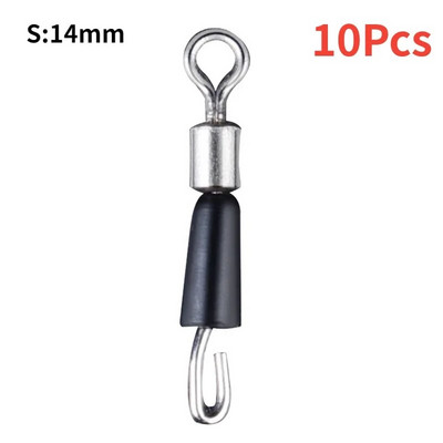 10/30/50gab/partija Lodīšu gultnis Grozāmais cietais gredzens makšķerēšanas savienotājs okeāna laivas makšķerēšanas āķi Quick Fast Link savienotājs Pesca Tackle