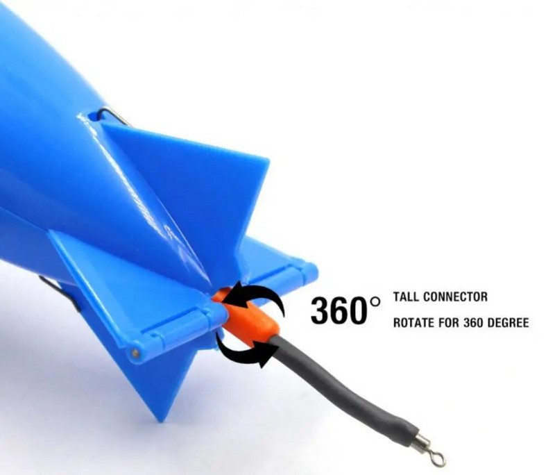 Raķešu padevējs karpu makšķerēšanai