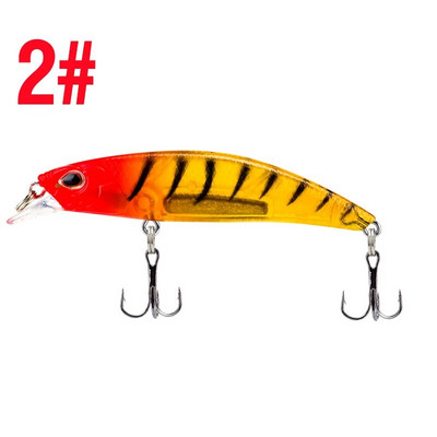 Minnow Fishing Lure Laser Hard Artificial Bait 3D Eyes 6,7cm 6,3g Voblerid karpkala kalastustarbed Slow Uping Jerkbait