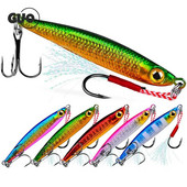 Makšķerēšana Dzelzs Metāls Lietais džiga karote Jigging Makšķerēšanas piederumi Jūras asaru zvejas māneklis mākslīgās ēsmas piederumi