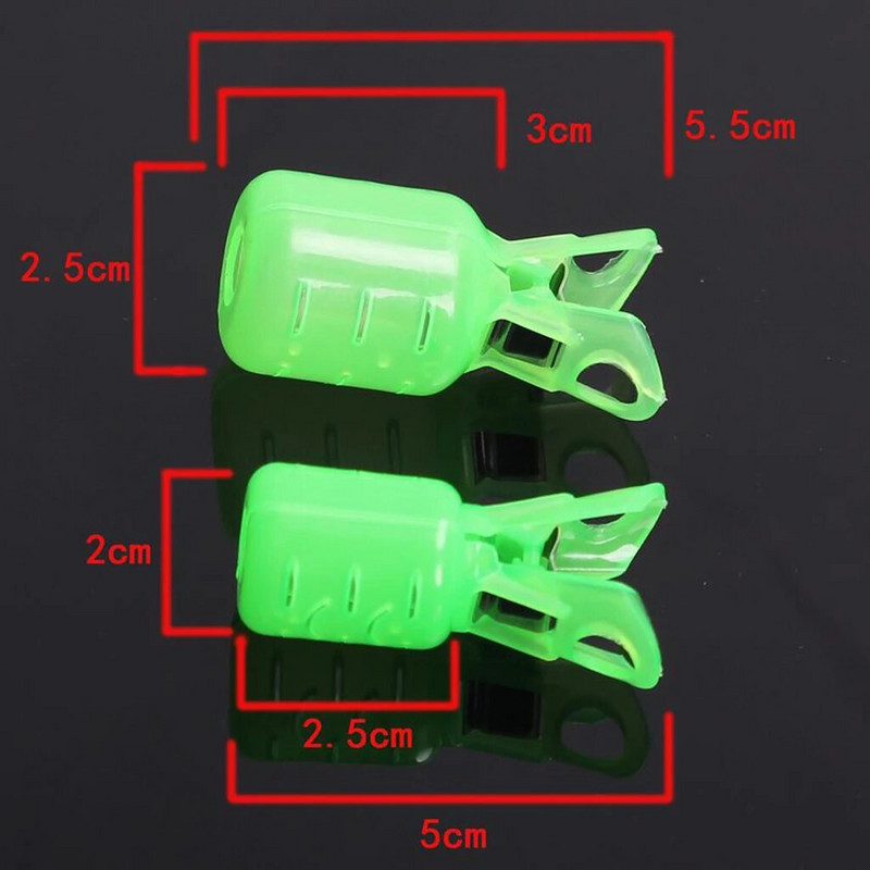 10 gab./partija Garneļu lietussargu āķi Aizsargmaciņa Uzglabāšanas pārsegs Makšķerēšanas piederumi Kalmāru džiga pārsegs