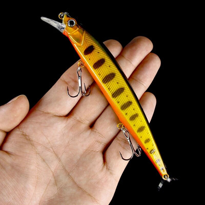Makšķerēšanas mānekļi Makšķerēšanai cietā ēsma Crankbaits Isca mākslīgā Pesca jūras voblera peldēšanas ēsma Big Laser Minnow 14cm/18g