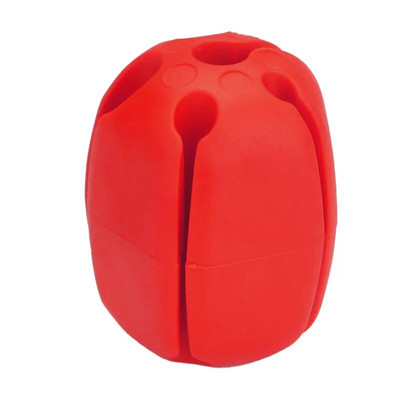 Silikoonist õngeritva hoidiku pall 5 auguga õngeritva seade Kerge püügitarvete sidemed kalapüügi hoiustamise tarvikud