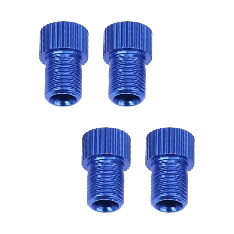 4x velosipēda vārsta adapteris pārveido kalnu ceļu velosipēda riepu pārveidotāju sūkņa rīki gaisa sprauslas caurules velosipēda piederumi salokāmam velosipēdam