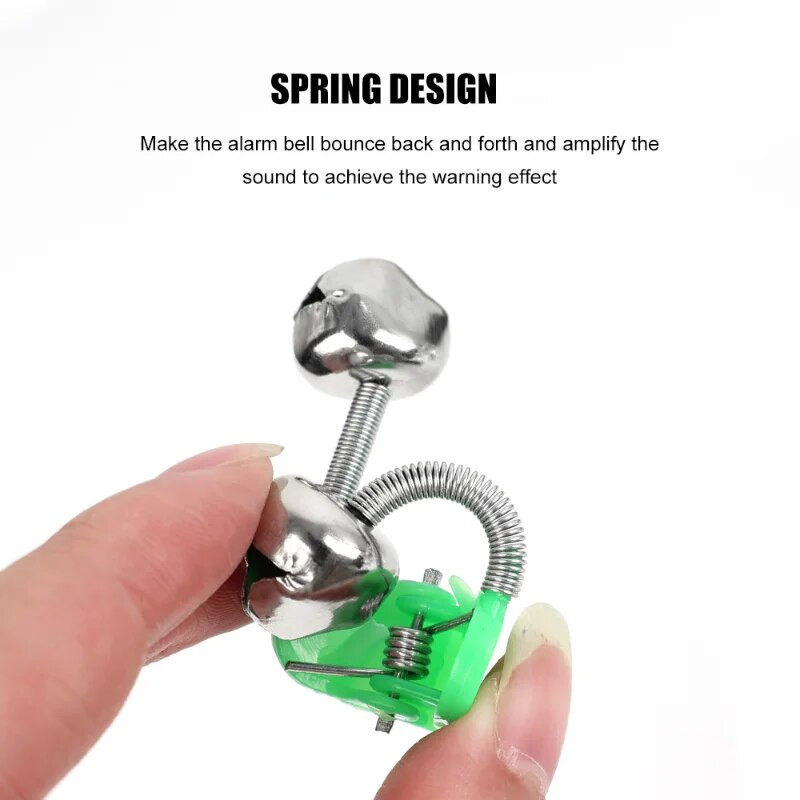 5/10/20 τεμ. Συναγερμοί για δάγκωμα ψαρέματος Καλάμι ψαρέματος Σφιγκτήρας για καλάμι ψαρέματος Κλιπ κουδουνάκια Αξεσουάρ ψαρέματος κουδουνάκια εξωτερικού χώρου Κλιπ ψαρέματος