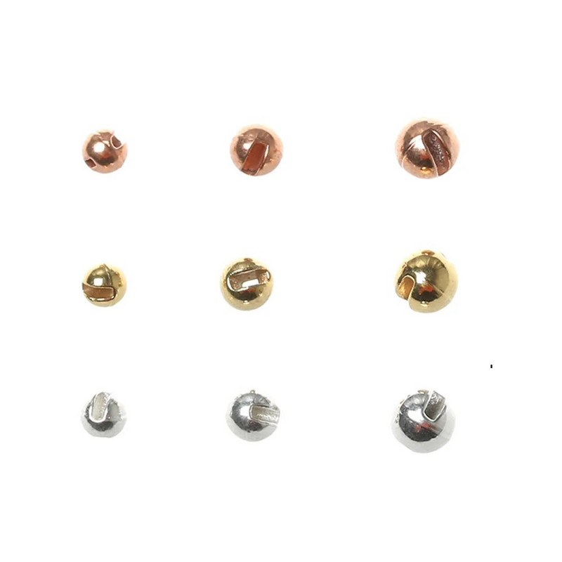 25gab./partija 2.5mm/3.0mm/3.5mm Volframa sakausējuma rievotas volframa krelles Jauki izstrādātas izturīgas mušu sasienamās krelles Jaunas augstas kvalitātes