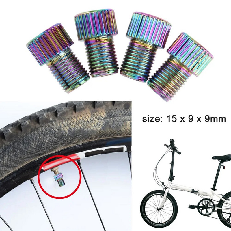 4 τμχ Προσαρμογέας βαλβίδας ποδηλάτου Presta σε τροχούς Schrader Μετατροπέας σωλήνα αερίου σωλήνων ποδηλάτου ποδηλάτου Εργαλεία αεροσυμπιεστή